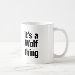 een wolf ding koffiemok