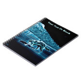 Een wolf op sneeuw notitieboek (Linkerzijde)