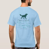 Een Wolf T-shirt opslaan (Achterkant)