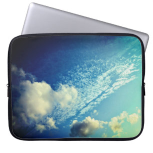 Een wolkenkrabber laptop sleeve