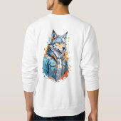 Een wolven T-shirt (Achterkant)