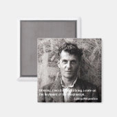 Een woord uiten is als opvallen... magneet (Voorkant / Achterkant)