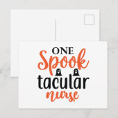 Eén woordhoekige zuster briefkaart (Voorkant / Achterkant)