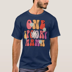 Eén woordy Mama Cute Ghost Funny Ma Life Halowee T-shirt