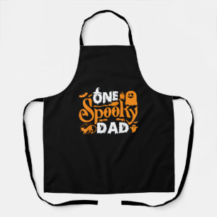 Een woordy papa Funny Cat Boo Dad Halloween Costum Schort