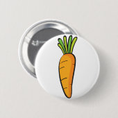 een wortel ronde button 5,7 cm (Voorkant /achterkant)