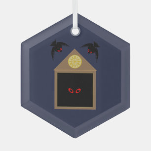 Een Wreedheid van Raven Halloween Glas Ornament
