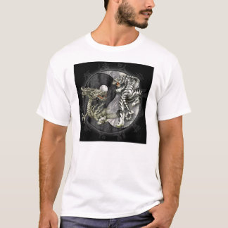 een yang , tijger vs dragon t-shirt