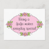 Een YaYa zijn maakt dagelijks speciaal Briefkaart (Voorkant)