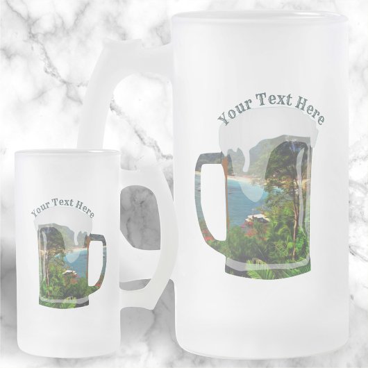 Een Yelapa uitzicht 0828 Matglas Bierpul