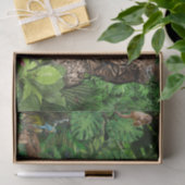 Een zacht bruine kleur herhaalt patroon van vele l tissuepapier (Geschenk)