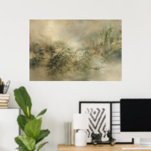 Een zachte gevoel van afstand – een abstract lands