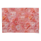 Een zachte, rozeachtige oranje tint genaamd Peach  Kussensloop (Voorkant)