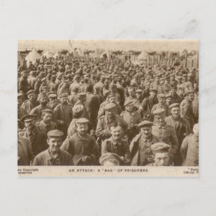 Een zak van gevangenen briefkaart