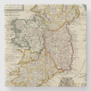 Een zakmetgezel uit Ierland Stenen Onderzetter