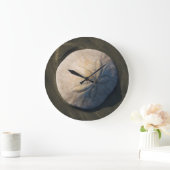 Een zanddollar op het strand grote klok (Huis)