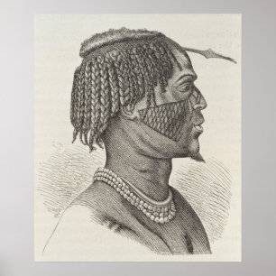 Een Zandeh uit de geschiedenis van de mensheid Poster