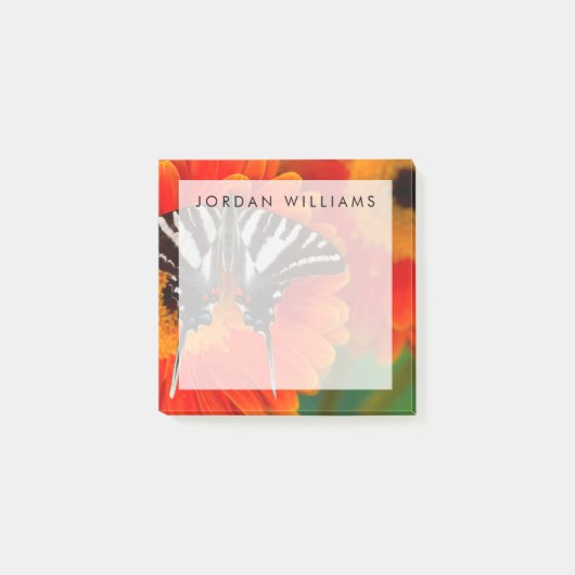 Een Zebra-swallowtail-vlinder Post-it® Notes (Voorkant)