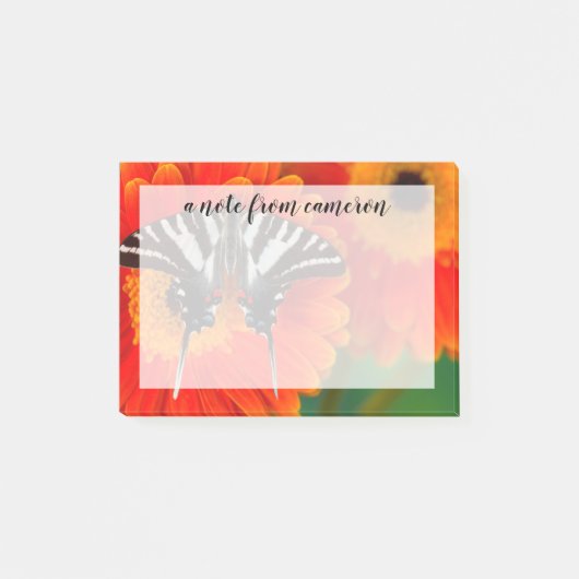 Een Zebra-swallowtail-vlinder Post-it® Notes (Voorkant)