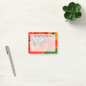 Een Zebra-swallowtail-vlinder Post-it® Notes (Kantoor)