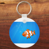 Een zee met een Nnemovis Sleutelhanger (Voorkant)