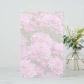 Een Zee roze chrysanthema #2 Briefpapier (Staand voorkant)