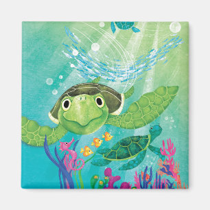 Een Zee-schildpad Magneet