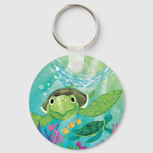Een Zee-schildpad Sleutelhanger