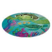 Een Zee-schildpad Snijplank (Hoek)