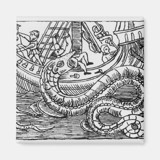 Een Zee serpent Magneet (Voorkant)