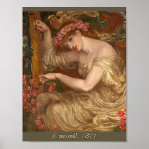 Een zee-spreuk van Dante Gabriel Rossetti CC0047 Poster