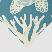 Een Zee Turtle Series Design7 Tissuepapier (Detail)