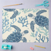 Een Zee Turtle Series Design 5 Tissuepapier (Craft)
