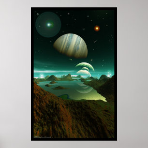 Een Zee van Groen Poster