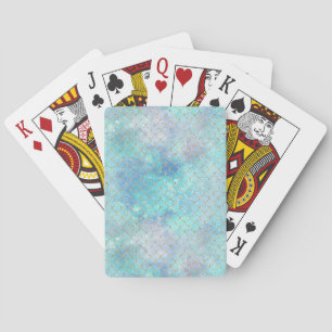 Een Zeemeermin Sterrenstelsel Serie Ontwerp 2  Pokerkaarten