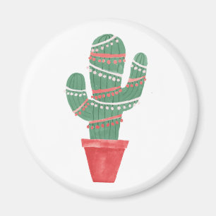 Een zeer Cactus kerstboom Magneet