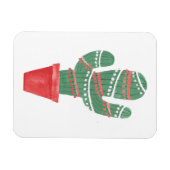 Een zeer Cactus kerstboom Magneet (Horizontaal)
