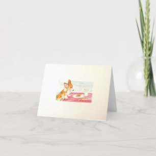 Een zeer Corgi Christmas Kaart - Blank Holiday Kaa