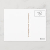 "Een zeer ernstige wending" Briefkaart (Achterkant)