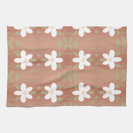 Een zeer Fancy theedoek met honingbruinen (Horizontaal)