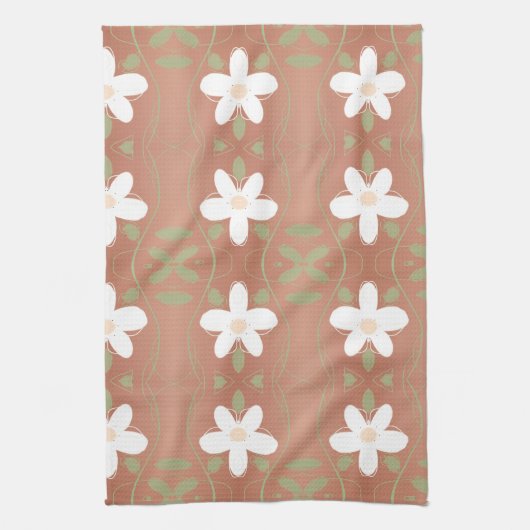 Een zeer Fancy theedoek met honingbruinen (Verticaal)