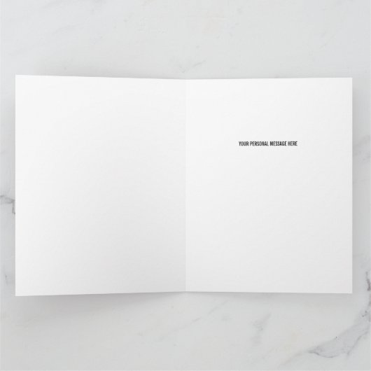 Een zeer grote felicitatiekaart kaart (Binnen)