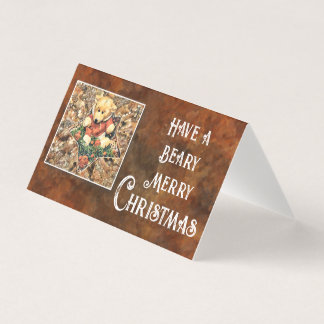 Een zeer kerstfeestelijke kerst kaart
