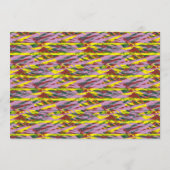 Een zeer kleurrijk patroon met veel verschillende  programma (Achterkant)