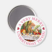 EEN ZEER MERRY UNBIRTHDAY VOOR U! MAGNEET (Voorkant / Achterkant)