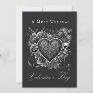 Een zeer ongebruikelijke Valentijnsdag-Gotiek Feestdagenkaart