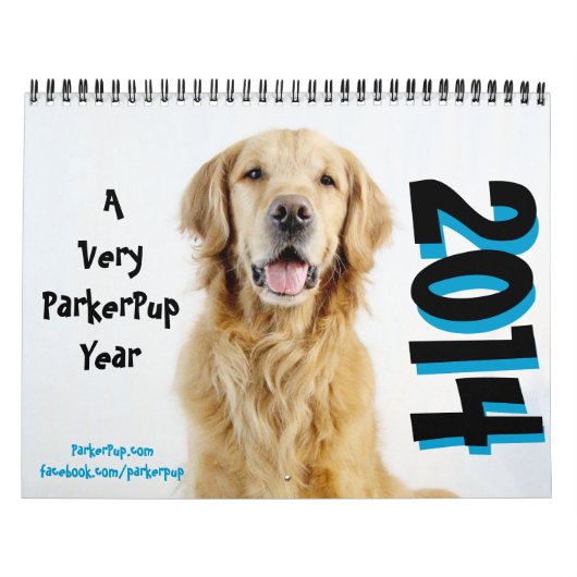 Een zeer ParkerPup Jaar - Kalender 2014 (Hoes)