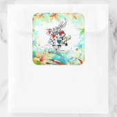 Een zeer prettige verjaardag vierkante sticker (Tas)