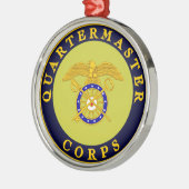 Een zeer Quartermaster-feestdag Metalen Ornament (Links)