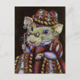 Een zeer respectabele rat briefkaart